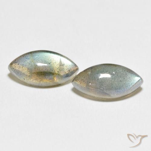 7.94ctw Natürlicher Mehrfarbig Labradorit, Marquise, Lichtdurchlässig