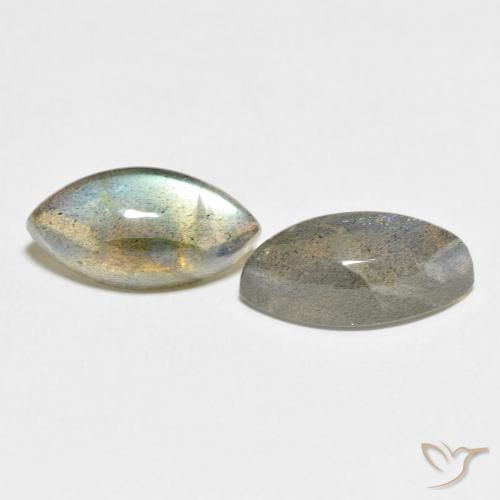 7.94 ct natürliche Mehrfarbig Labradorit-Edelsteine, Marquise, Lichtdurchlässig