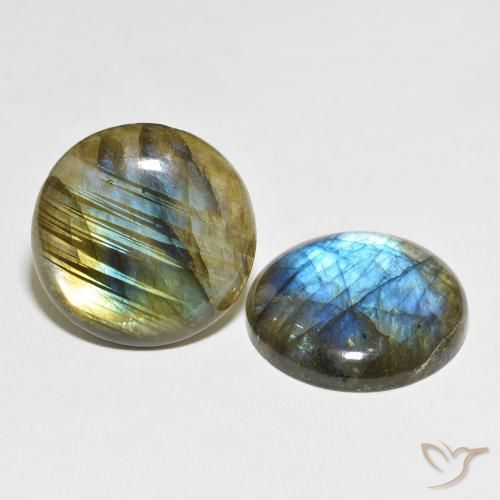 60.94 ct natürliche Mehrfarbig Labradorit-Edelsteine, Runden, Lichtdurchlässig