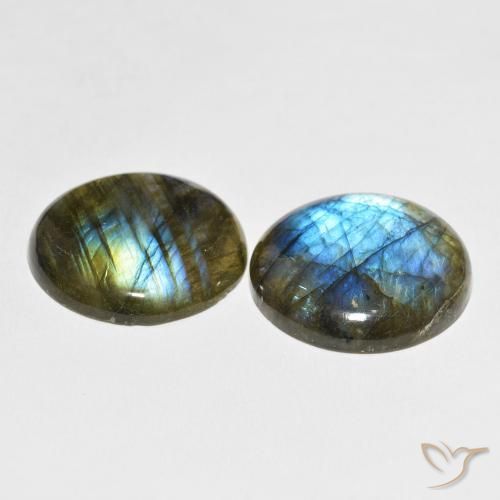 60.94 ct natürliche Mehrfarbig Labradorit-Edelsteine, Runden, Lichtdurchlässig