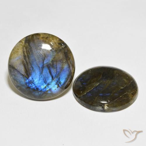 62.21 ct natürliche Mehrfarbig Labradorit-Edelsteine, Runden, Lichtdurchlässig