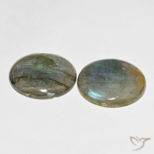 54.98 ct natürliche Mehrfarbig Labradorit-Edelsteine, Runden, Lichtdurchlässig