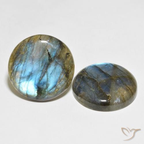 65.31 ct natürliche Mehrfarbig Labradorit-Edelsteine, Runden, Lichtdurchlässig