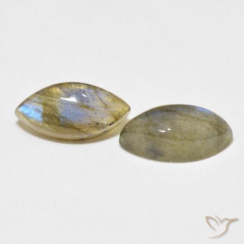 4.70 ct natürliche Mehrfarbig Labradorit-Edelsteine, Marquise, Lichtdurchlässig