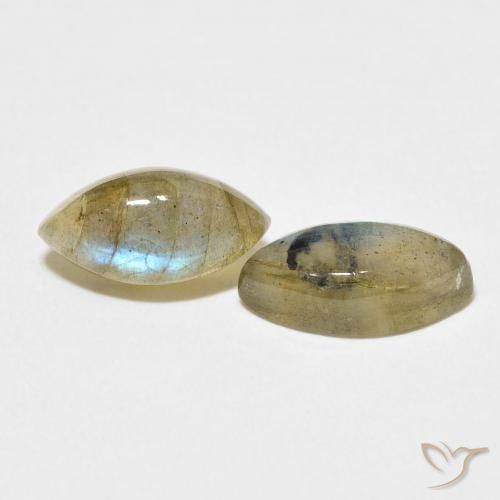 4.79 ct natürliche Mehrfarbig Labradorit-Edelsteine, Marquise, Lichtdurchlässig