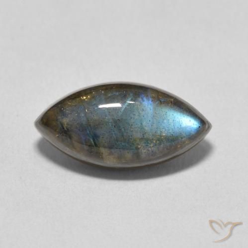3.91ct Natürlicher Mehrfarbig Labradorit, Marquise, Lichtdurchlässig