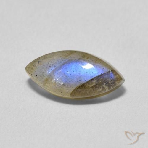 2.30ct Natürlicher Mehrfarbig Labradorit, Marquise, Lichtdurchlässig