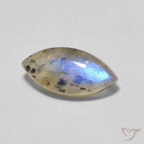 2.31ct Natürlicher Mehrfarbig Labradorit, Marquise, Lichtdurchlässig
