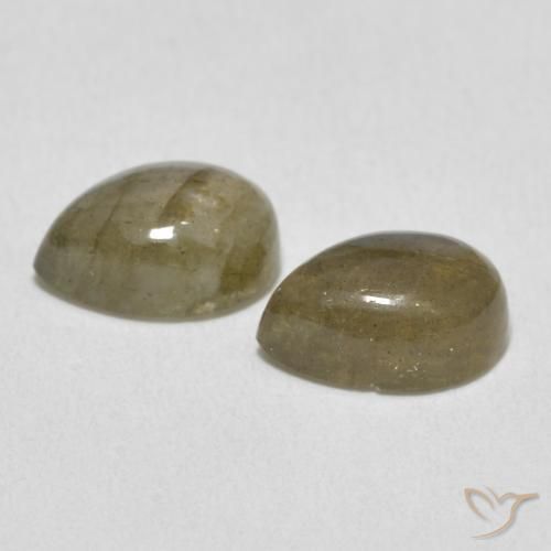 3.34 ct natürliche Mehrfarbig Labradorit-Edelsteine, Birnenform, Lichtdurchlässig