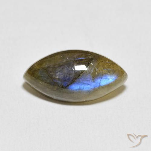 5.25ct Natürlicher Mehrfarbig Labradorit, Marquise, Lichtdurchlässig