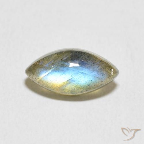 2.45ct Natürlicher Mehrfarbig Labradorit, Marquise, Lichtdurchlässig