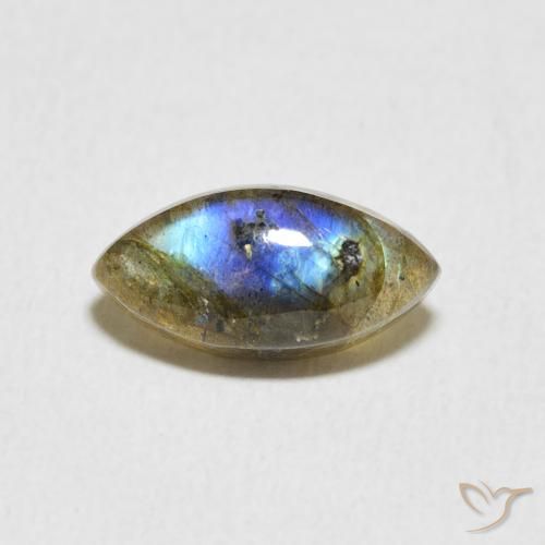 2.38ct Natürlicher Mehrfarbig Labradorit, Marquise, Lichtdurchlässig