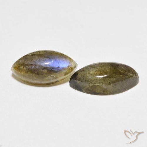 7.13 ct natürliche Mehrfarbig Labradorit-Edelsteine, Marquise, Lichtdurchlässig