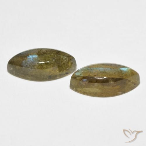 7.06 ct natürliche Mehrfarbig Labradorit-Edelsteine, Marquise, Lichtdurchlässig