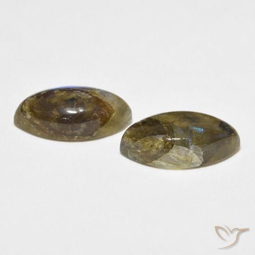 6.99 ct natürliche Mehrfarbig Labradorit-Edelsteine, Marquise, Lichtdurchlässig