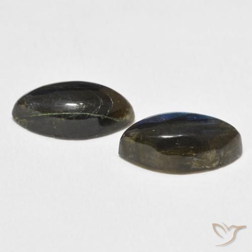 7.05 ct natürliche Mehrfarbig Labradorit-Edelsteine, Marquise, Lichtdurchlässig