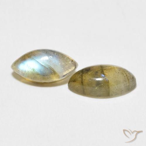 2.83 ct natürliche Mehrfarbig Labradorit-Edelsteine, Marquise, Lichtdurchlässig