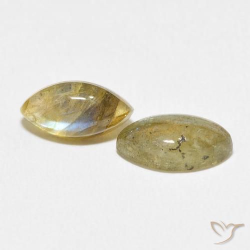2.85 ct natürliche Mehrfarbig Labradorit-Edelsteine, Marquise, Lichtdurchlässig