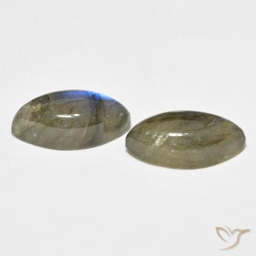 10.46 ct natürliche Mehrfarbig Labradorit-Edelsteine, Marquise, Lichtdurchlässig
