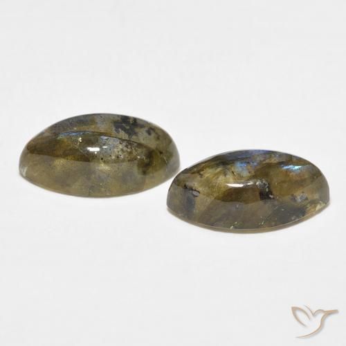 7.74 ct natürliche Mehrfarbig Labradorit-Edelsteine, Marquise, Lichtdurchlässig