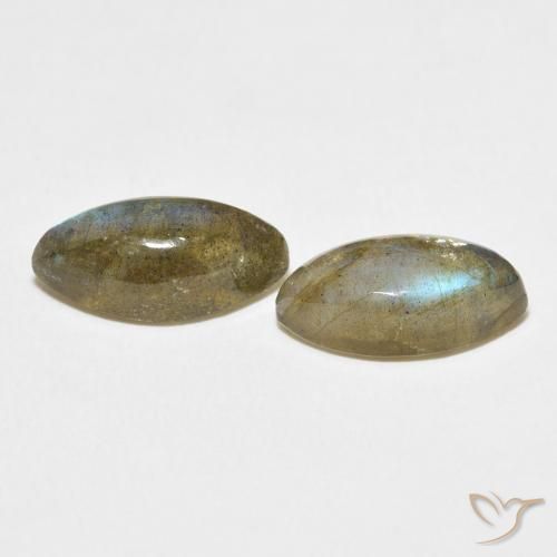 7.22 ct natürliche Mehrfarbig Labradorit-Edelsteine, Marquise, Lichtdurchlässig