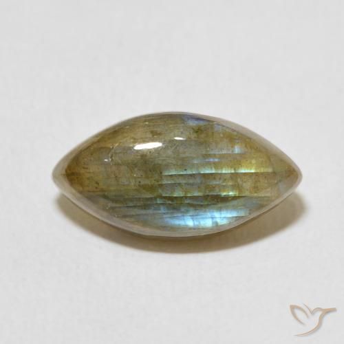 5.32ct Natürlicher Mehrfarbig Labradorit, Marquise, Lichtdurchlässig