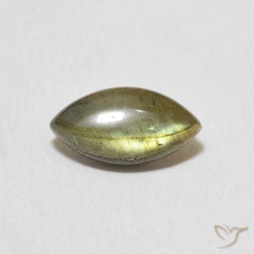 1.41ct Natürlicher Mehrfarbig Labradorit, Marquise, Lichtdurchlässig