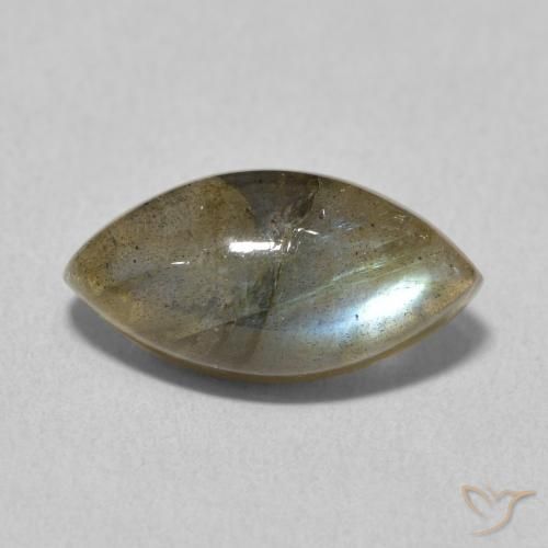 5.19ct Natürlicher Mehrfarbig Labradorit, Marquise, Lichtdurchlässig