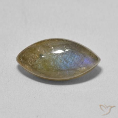 5.13ct Natürlicher Mehrfarbig Labradorit, Marquise, Lichtdurchlässig