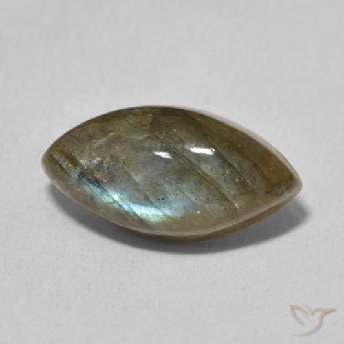 5.31ct Natürlicher Mehrfarbig Labradorit, Marquise, Lichtdurchlässig