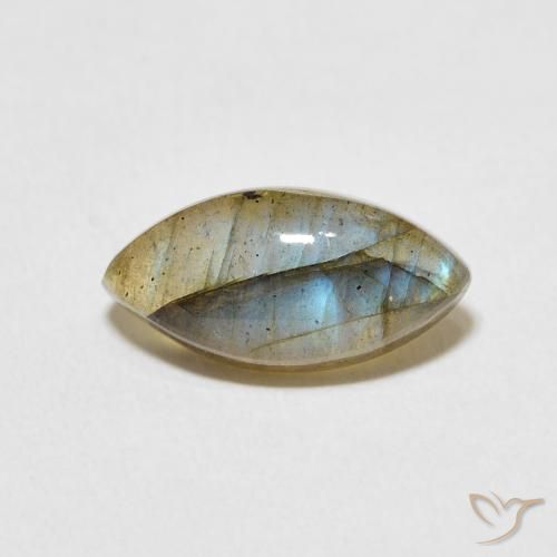 3.58ct Natürlicher Mehrfarbig Labradorit, Marquise, Lichtdurchlässig