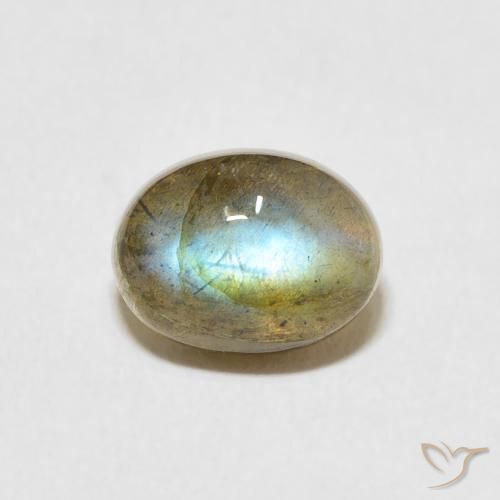 2.28ct Natürlicher Mehrfarbig Labradorit, Oval, Lichtdurchlässig