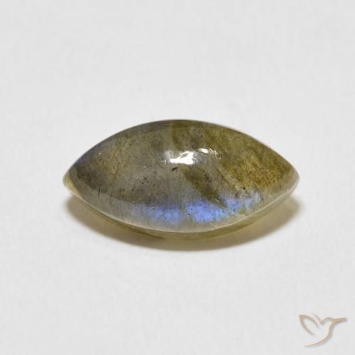 3.96ct Natürlicher Mehrfarbig Labradorit, Marquise, Lichtdurchlässig