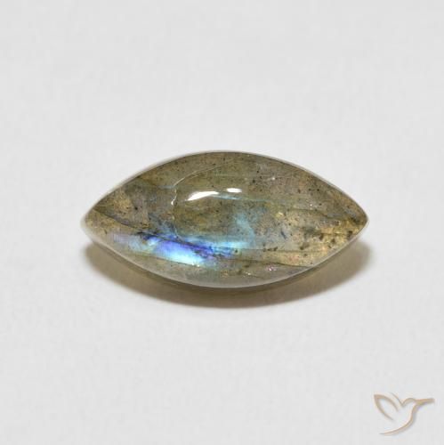 3.82ct Natürlicher Mehrfarbig Labradorit, Marquise, Lichtdurchlässig