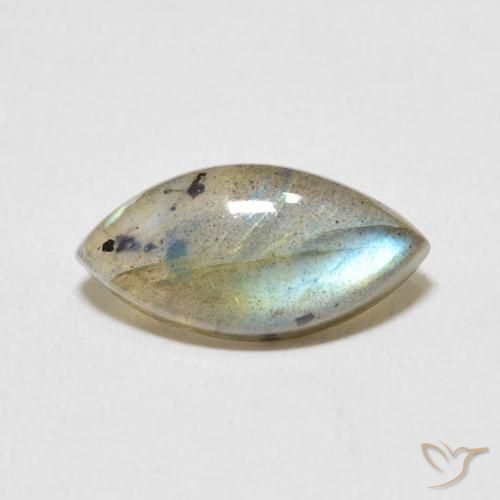 4.56ct Natürlicher Mehrfarbig Labradorit, Marquise, Lichtdurchlässig