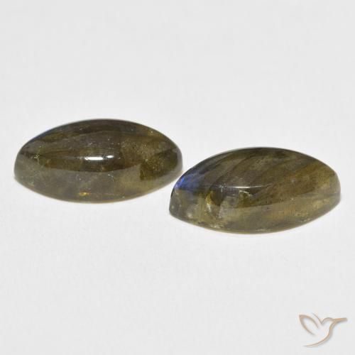 10.73 ct natürliche Mehrfarbig Labradorit-Edelsteine, Marquise, Lichtdurchlässig