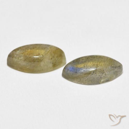 4.76 ct natürliche Mehrfarbig Labradorit-Edelsteine, Marquise, Lichtdurchlässig