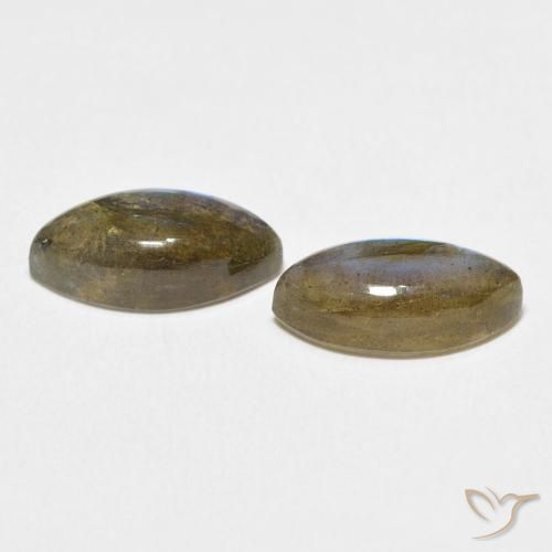 4.91 ct natürliche Mehrfarbig Labradorit-Edelsteine, Marquise, Lichtdurchlässig