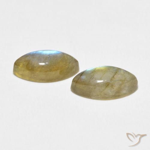 4.51 ct natürliche Mehrfarbig Labradorit-Edelsteine, Marquise, Lichtdurchlässig