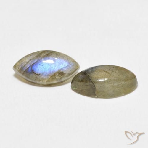 4.70 ct natürliche Mehrfarbig Labradorit-Edelsteine, Marquise, Lichtdurchlässig