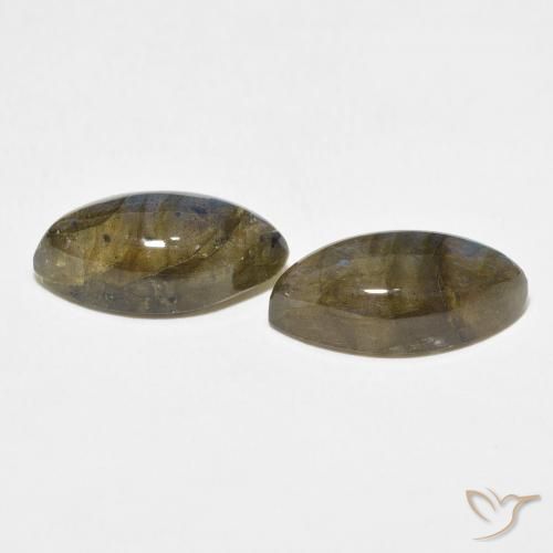 10.37 ct natürliche Mehrfarbig Labradorit-Edelsteine, Marquise, Lichtdurchlässig