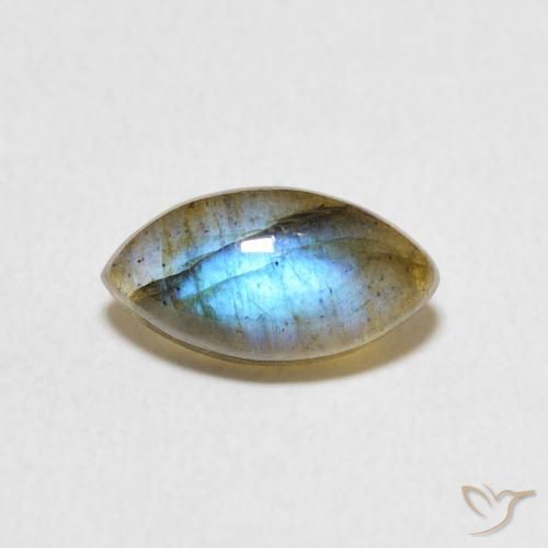 1.46ct Natürlicher Mehrfarbig Labradorit, Marquise, Lichtdurchlässig