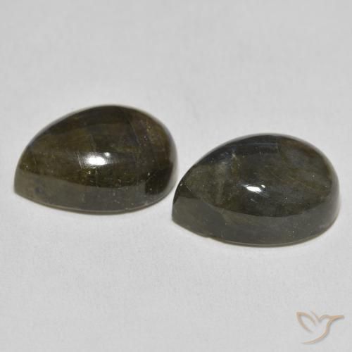 20.86 ct natürliche Mehrfarbig Labradorit-Edelsteine, Birnenform, Lichtdurchlässig