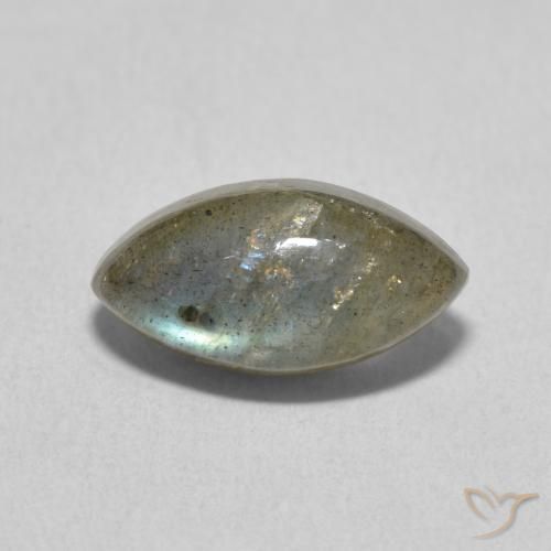 2.57ct Natürlicher Mehrfarbig Labradorit, Marquise, Lichtdurchlässig