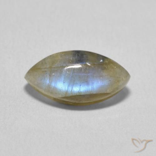2.37ct Natürlicher Mehrfarbig Labradorit, Marquise, Lichtdurchlässig