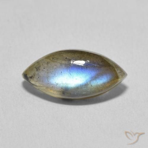 3.35ct Natürlicher Mehrfarbig Labradorit, Marquise, Lichtdurchlässig