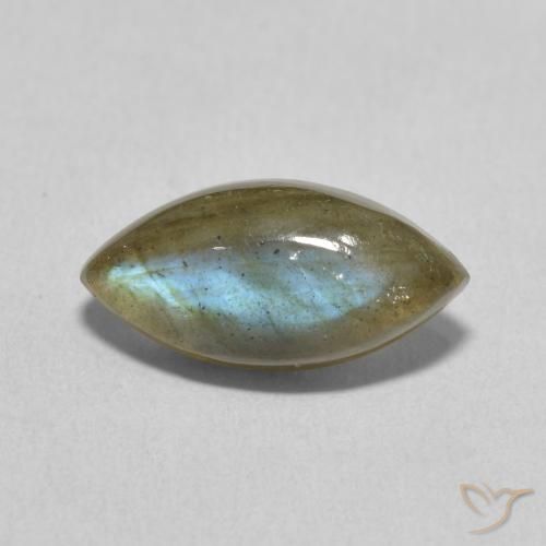 3.30ct Natürlicher Mehrfarbig Labradorit, Marquise, Lichtdurchlässig