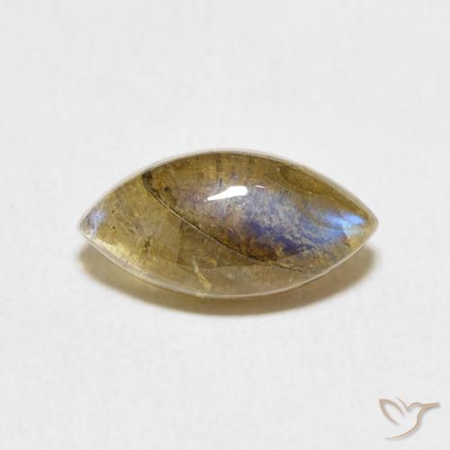 2.51ct Natürlicher Mehrfarbig Labradorit, Marquise, Lichtdurchlässig