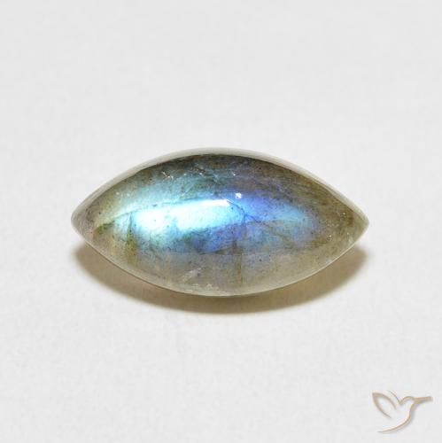 5.28ct Natürlicher Mehrfarbig Labradorit, Marquise, Lichtdurchlässig