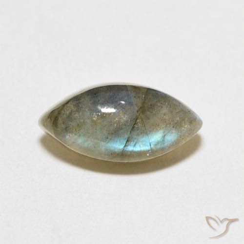 4.20ct Natürlicher Mehrfarbig Labradorit, Marquise, Lichtdurchlässig